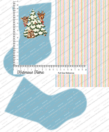 *Pre-Order* Vintage Dark Blue Stocking Panels