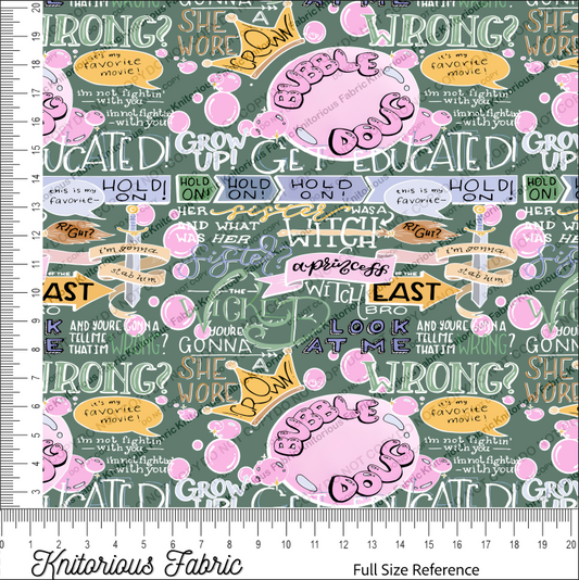 *VINYL Pre-Order* WK Word Collage - Green