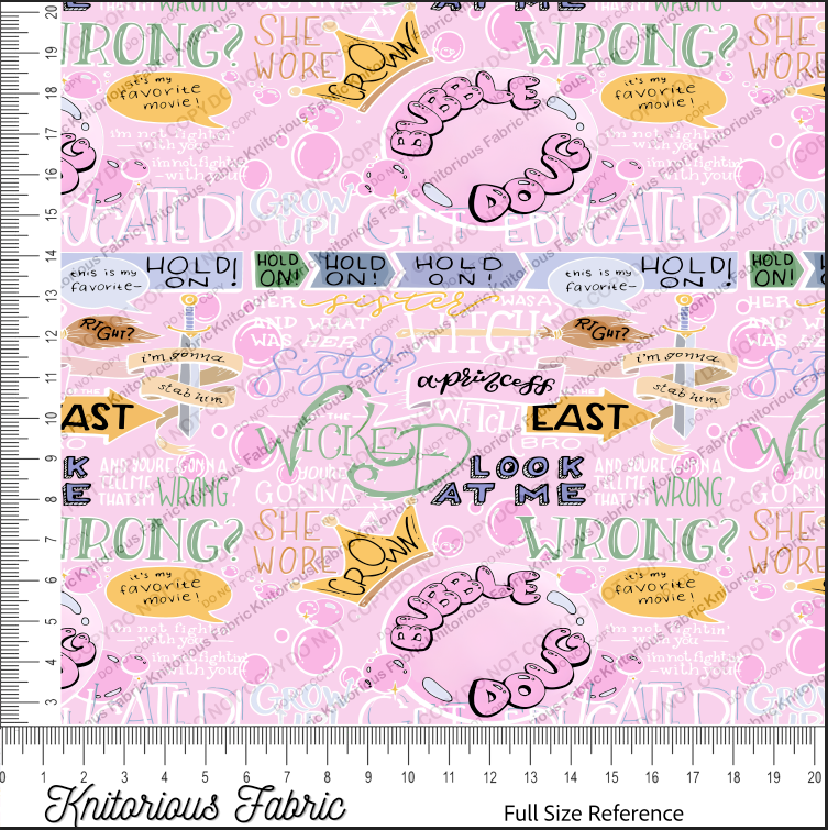 *VINYL Pre-Order* WK Word Collage - Pink