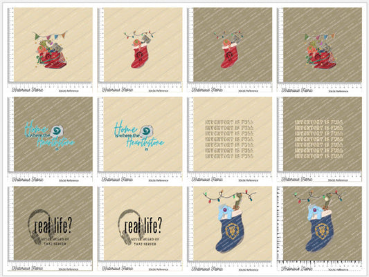 W Gamer Holiday Panels