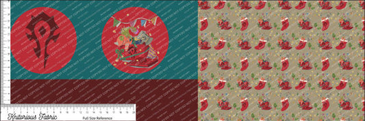 W Gamer Holiday Red Circle Bagset