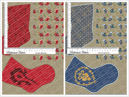 W Gamer Stocking Panels