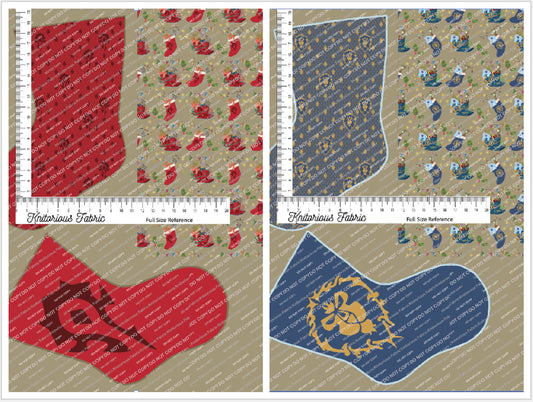 W Gamer Stocking Panels