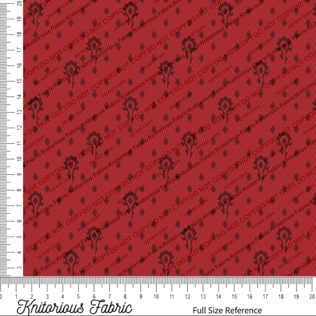 W Gamer Red Holiday Lace