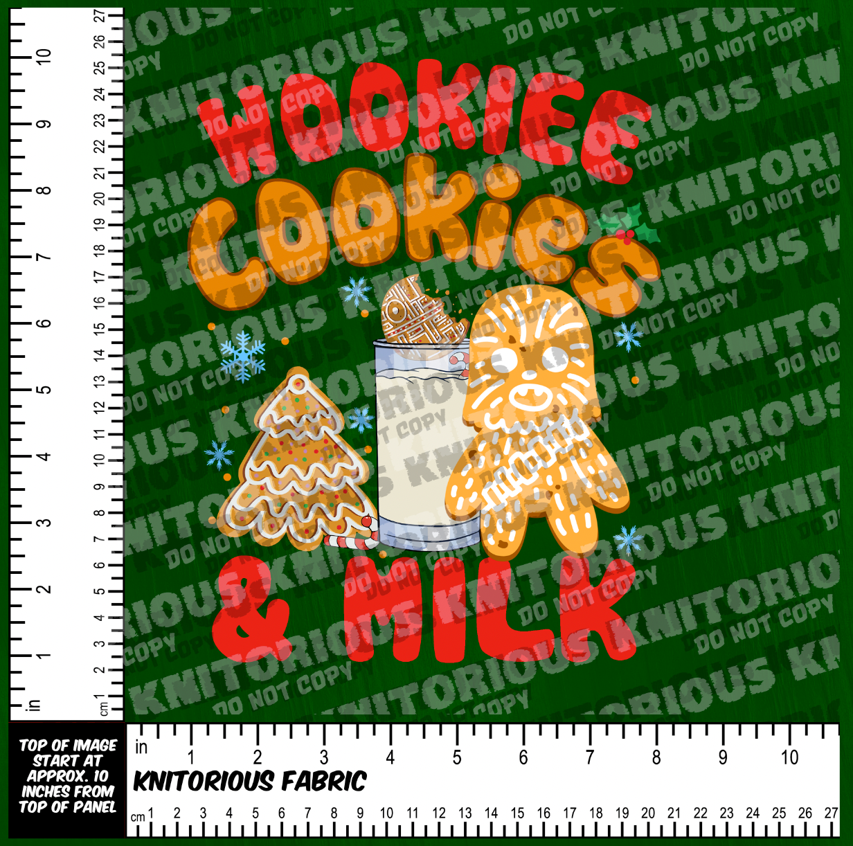 *Pre-Order* SW Holiday Panels (Cookie and Sweater)