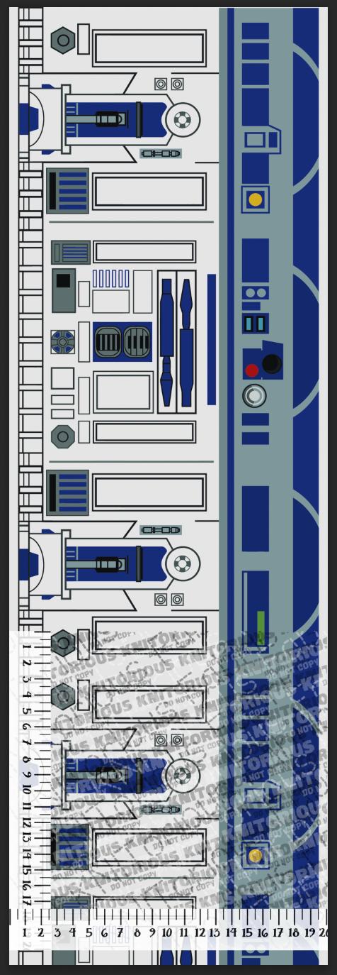 *Pre-Order* Friendly Bot Wrap (NOT FULL YARD) WOFx18" Panel