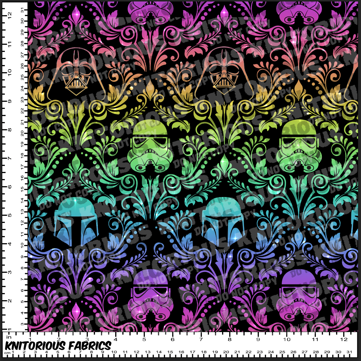 *Pre-Order* Bad Guy Damask - Rainbow