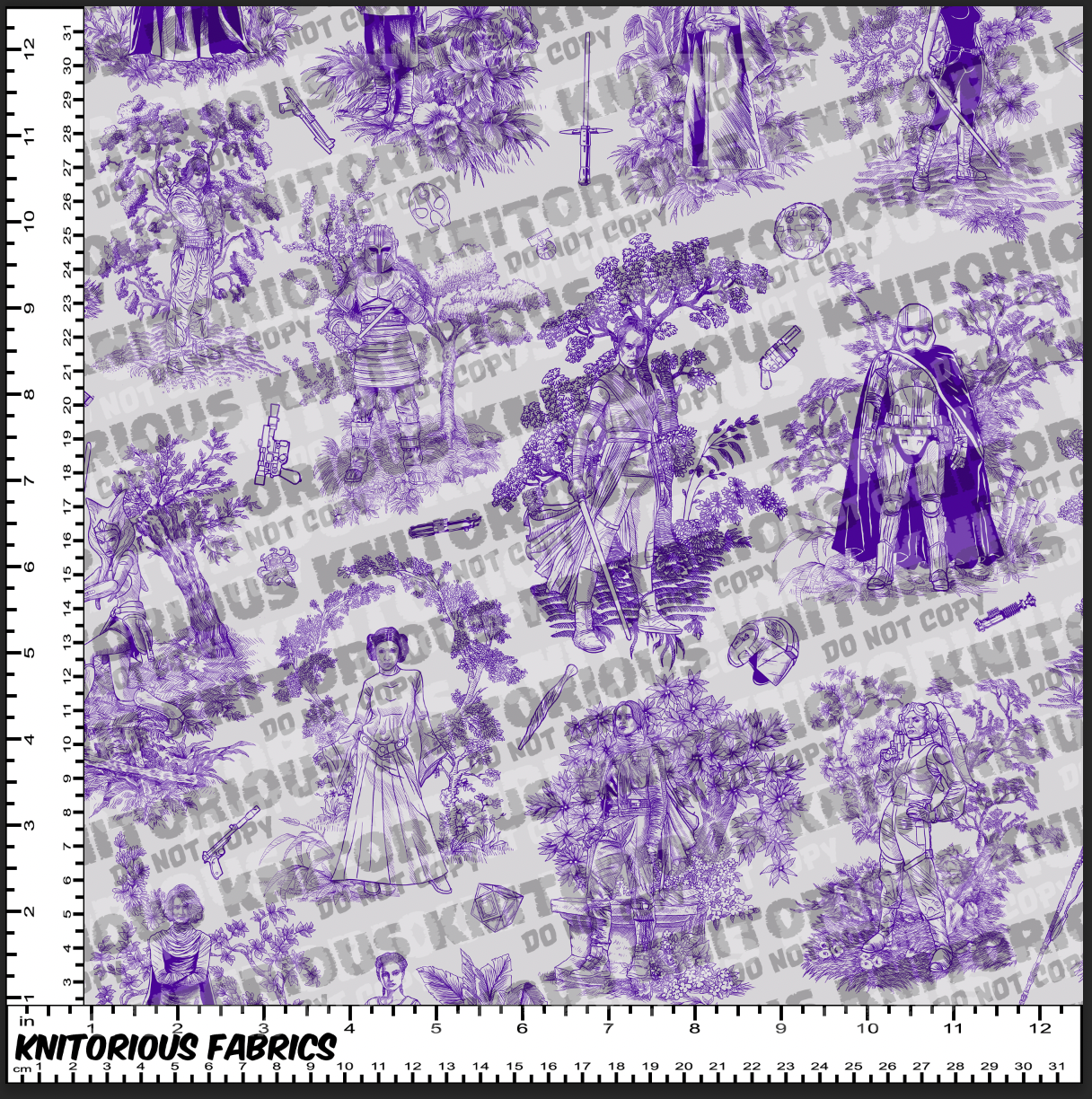 *Pre-Order* WOSW Purple Toile