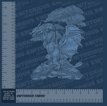 *Pre-Order* Monster Toile - Blue Panels