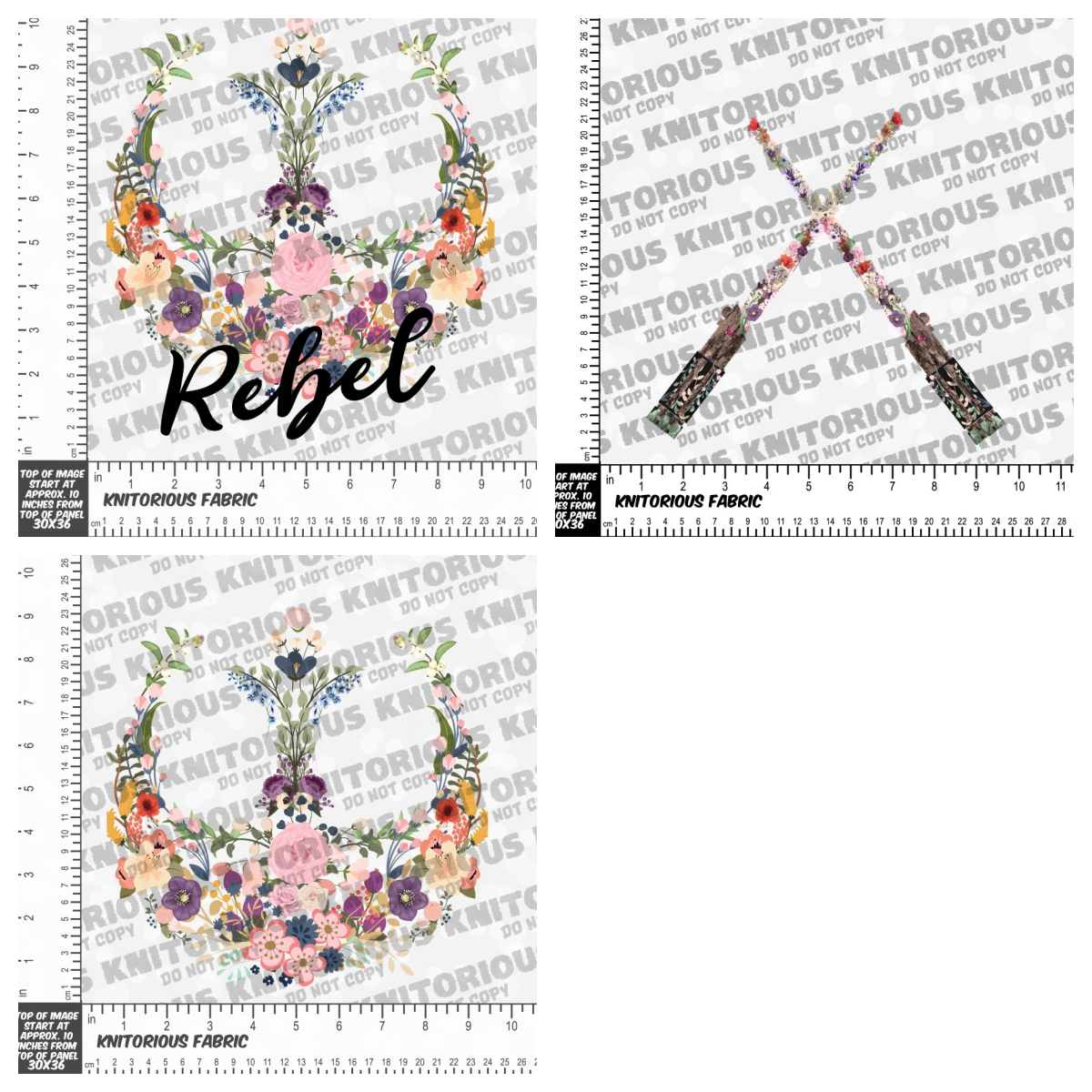 *Pre-Order* Floral R Panels