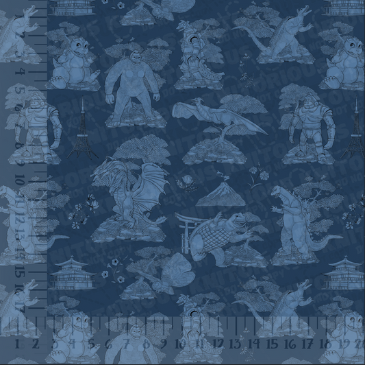 *Pre-Order* Monster Toile - Blue