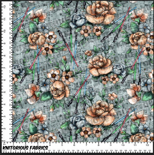 *Pre-Order* Orange Flower Coord Teal Cork
