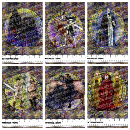 *Pre-Order* Stained Glass Set 1 Panels