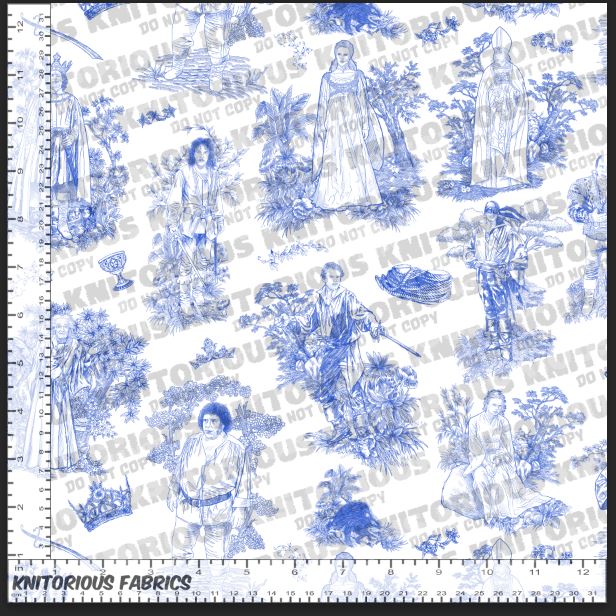 *Pre-Order* Princess Toile - Blue