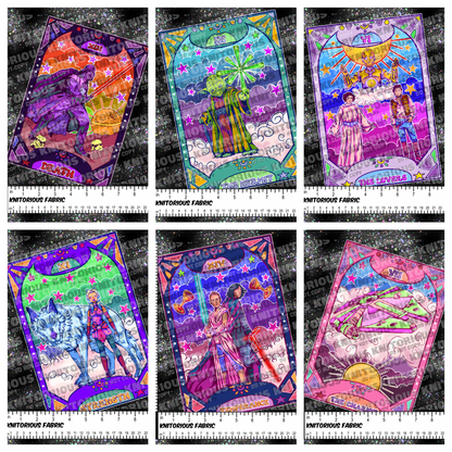 *Pre-Order* Tarot Tossed (Slanted on galaxy) Bright Panels