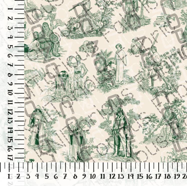 *Pre-Order* Toile of War - Green Cream