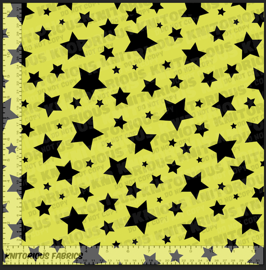 *Pre-Order* Stars - Yellow and Black